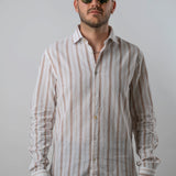 Blue striped shirt