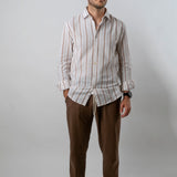 Blue striped shirt