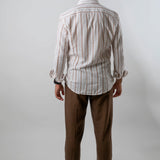 Blue striped shirt