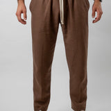 Black capri trousers