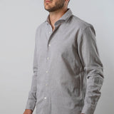 Blue striped shirt