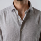 Blue striped shirt