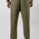 Black capri trousers