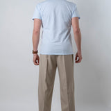 T-shirt basic azzurra