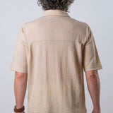 Polo Collo V Beige