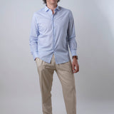 Camicia fantasia Light Blue