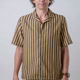 Polo Bowling Righe Beige