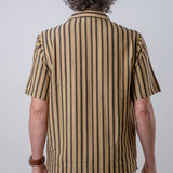 Polo Bowling Righe Beige