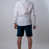 Camicia lino bianco