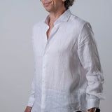 Camicia lino bianco