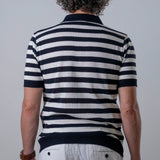 Polo Collo V Riga Blu