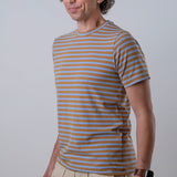 T-shirt Positano Azzurro Tabacco