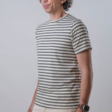T-shirt Positano Grigio Panna