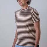 T-shirt Positano Cioccolato Panna