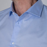 Camicia classica azzurra