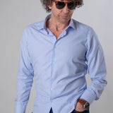 Camicia riga azzurra