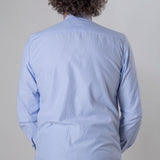 Camicia riga azzurra