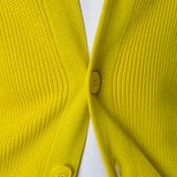 Cardigan giallo