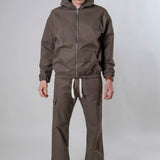 Coordinato cargo marrone