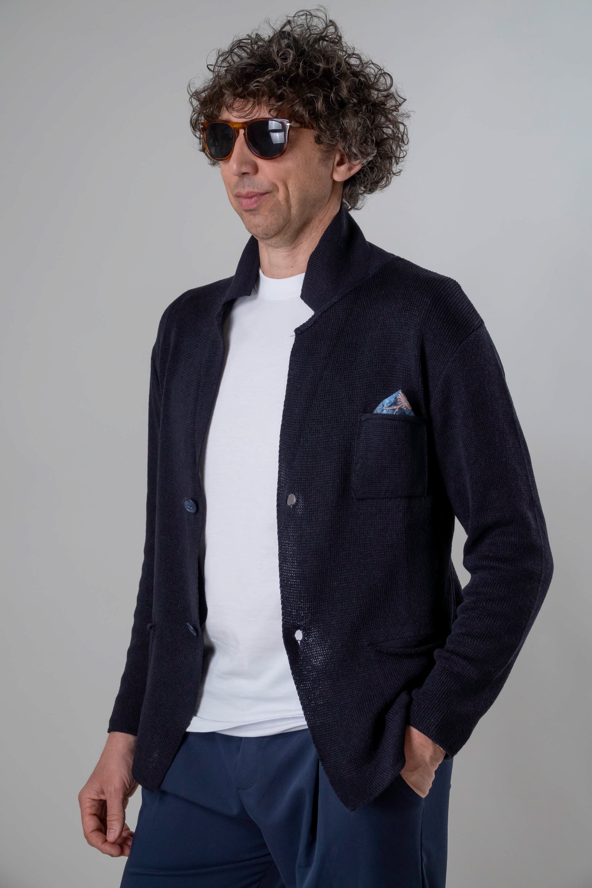 Giacca Maglia Destrutturata