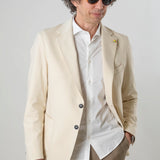 Giacca punto milano panna