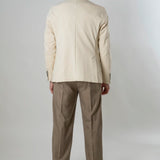 Giacca punto milano panna