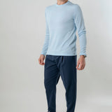 Maglia girocollo taglio vivo