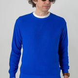 Maglia girocollo blu