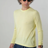 Maglia girocollo taglio vivo