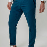 Pantalone capri ottanio