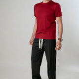 T-shirt modal bordeaux