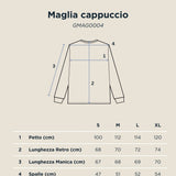 Maglia cappuccio beige