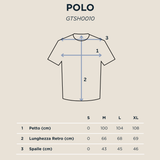 Polo Collo V Riga Blu