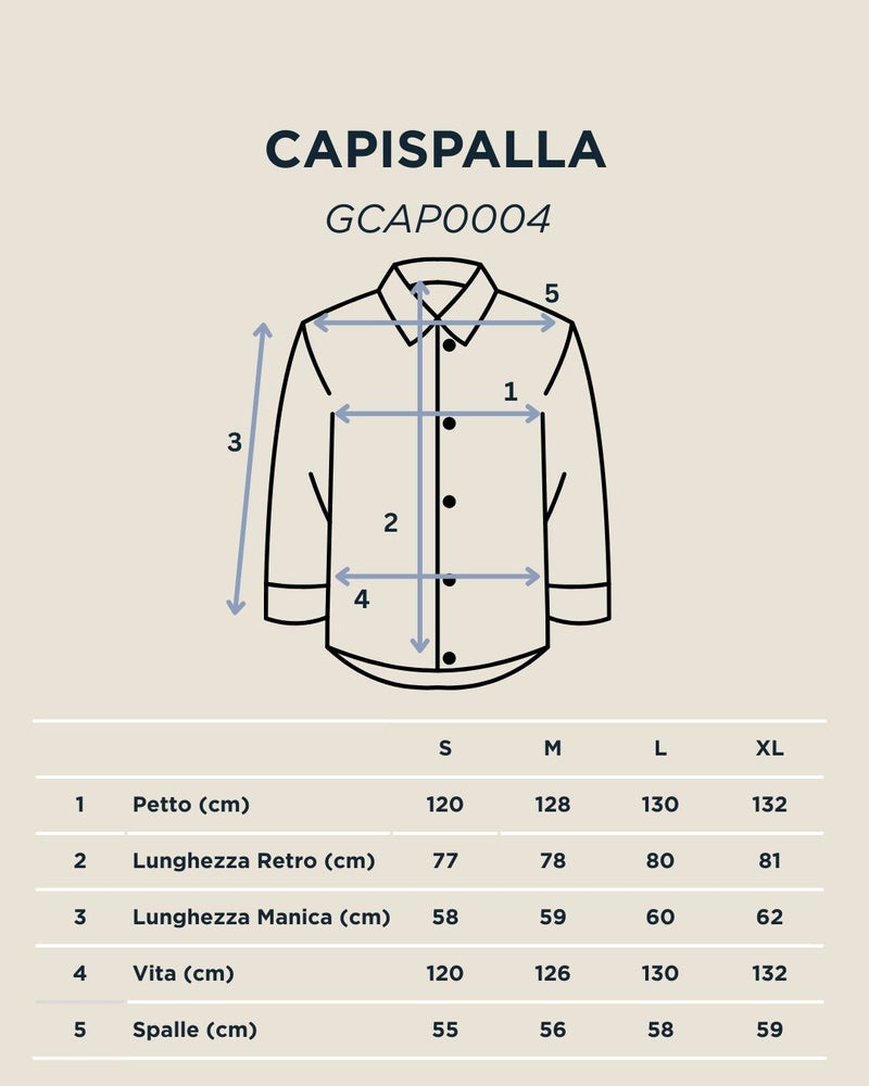 Tabella taglie per Giubbino impermeabile marrone